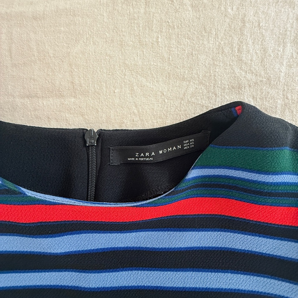 Zara Striped Shift Dress - Picture 2 of 3